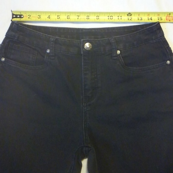 Christopher & Banks Embellished Denim Jeans 8P - Picture 4 of 8